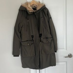 Lucky Brand Faux Fur Light Parka Jacket